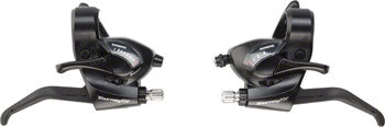 Shimano Tourney TX800 3x8-Speed Brake/Shift Lever Set Black