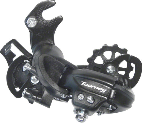 Shimano Tourney RD-TY300-SGS Rear Derailleur - 6,7 Speed, Long Cage, Dropout Claw Hanger