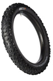 45NRTH Wrathchild Tire - 26 x 4.6, Tubeless, Folding, Black, 120tpi, 224 XL Concave Carbide Aluminum Studs
