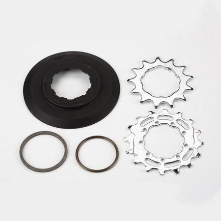 Brompton 13/16T BWR 6-spd Sprocket Set, 9-Spline, 3/32”