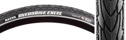 Maxxis Overdrive Excel Tire 700 x 35, Clincher, Wire, Black, SilkShield
