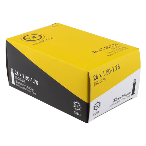 Sunlite Schrader Valve Tube 26x1.5-1.75