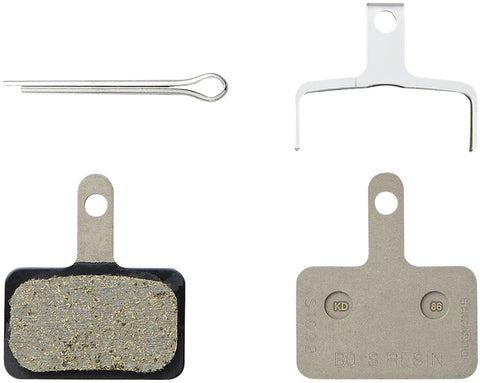 Shimano B05S-RX Disc Brake Pad and Spring - Resin Compound, Stainless Steel Back Plate (Bulk)