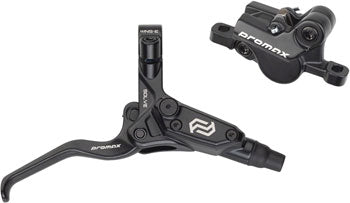 Promax Solve DSK-923 Disc Brake and Lever Set - Rear, 2-Piston Hydraulic, Post Mount, Black