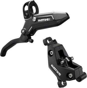 SRAM Motive Bronze Disc Brake and Lever - Rear or Front, 2000mm Hose, Post Mount, 4-Piston, Aluminum Lever, Diffusion Black, A1