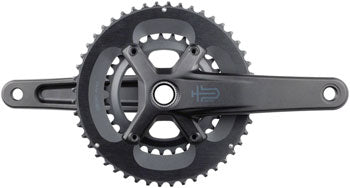 microSHIFT Sword 2x Crankset - 172.5mm, 10-Speed, 48/31t, 110 Asym BCD, 24mm Spindle, Black
