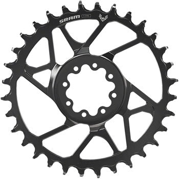 SRAM S1000 Eagle T-Type Direct Mount Chainring - 30t, 12-Speed, 8-Bolt Direct Mount, 3mm Offset, Aluminum, Black