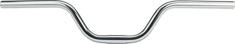 MSW High-Rise Bar 100mm Rise w/ 15d Sweep, Silver