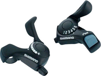 Shimano Tourney TX30 6-Speed Right and Left (Friction) Thumb Shifter Set