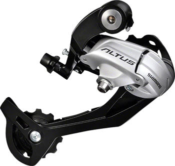 Shimano Altus RD-M370-SGS Rear Derailleur - 9 Speed, Long Cage, Silver