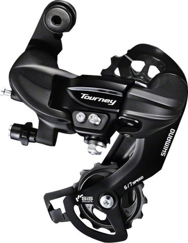 Shimano Tourney RD-TY300-SGS Rear Derailleur - 6,7 Speed, Long Cage, Rear Direct Mount