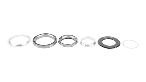 Specialized Headset, INTEGRATED, 1-1/8" UPPER, 1.5" LOWER, 45X45 DEG, FLUSH 49MM TOP COVER (H2388), W/ MICRO SHIM & SPLIT CROWN RACE