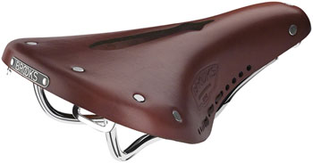 Brooks B17 Carved Saddle - Steel