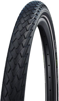 Schwalbe Green Marathon Tire - 20 x 1.50, Clincher, Wire, Black/Reflective