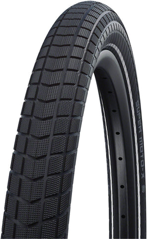 Schwalbe Super Moto-X Tire - 20 x 2.4", Clincher, Wire, Black/Reflective, Performance Line, DoubleDefense, GreenGuard