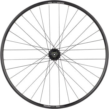 Quality Wheels Value Double Wall Series Disc Rear Wheel - 27.5", QR x 135mm, 6-Bolt/Rim, HG, Black, 32H