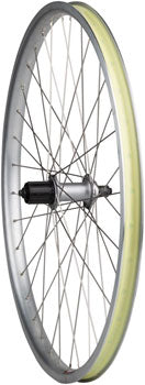 Quality Wheels Value HD Series Rear Wheel - 26", QR x 135mm, Rim Brake, HG 10, Silver, Clincher