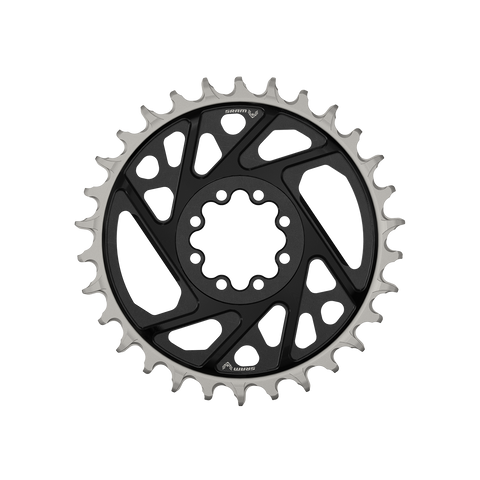 SRAM XX Eagle T-Type Direct Mount Chainring - 36t, 12-Speed, 8-Bolt Direct Mount, 3mm Offset, Aluminum, Black, D1