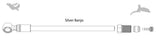 SRAM Disc Brake Hose Kit - Silver Banjo, 2000mm