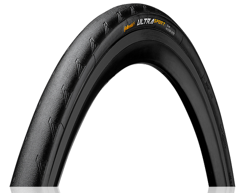 Continental Ultra Sport II Tires 27 x 1-1/8 Rubber, Steel Black