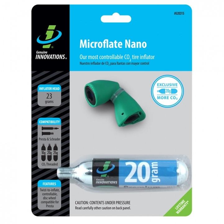 Genuine Innovations Microflate Nano Co2 Inflator Centraal Cycle
